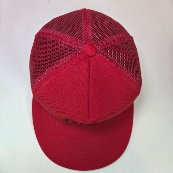 80s Capital Banning Junction Red Mesh Foam Snapback Trucker Cap Philippines - Picture 5 of 10